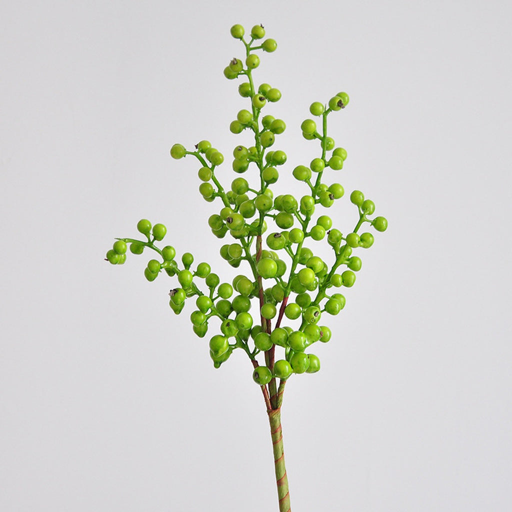 EVERIVELLE 20.1-Inch Five-Branch Artificial Berry Spray