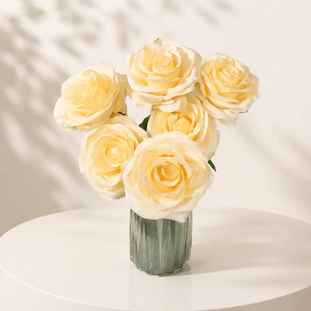 EVERIVELLE Seven-Head Artificial Rose Bouquet