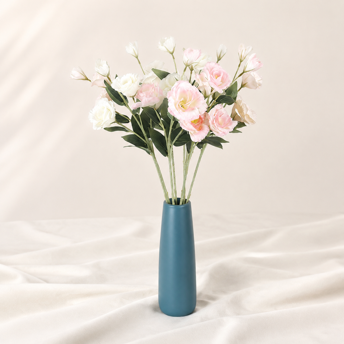 Artificial Lisianthus Stem   Elegant Faux Flower Arrangement | EVERIVELLE artificial flowers and garden décor