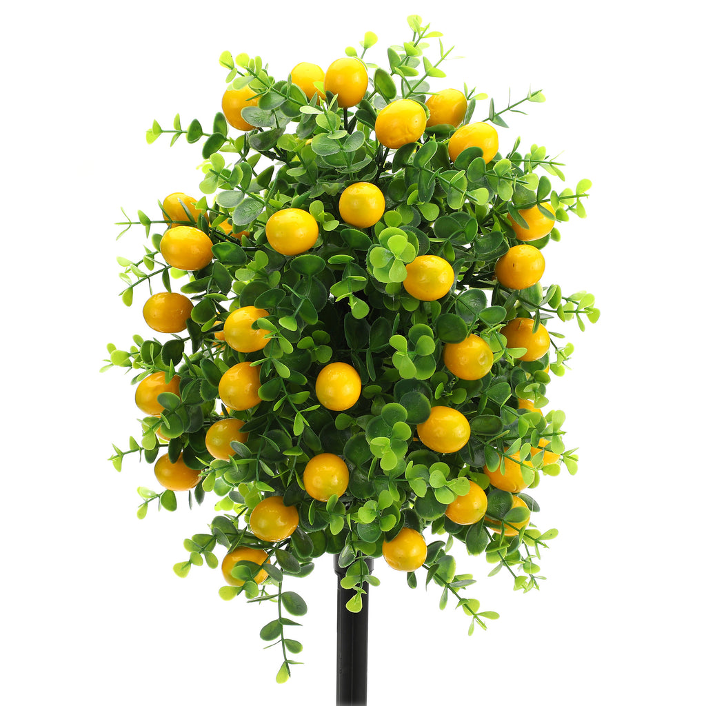 EVERIVELLE Artificial Lemon Tree Garden Stake