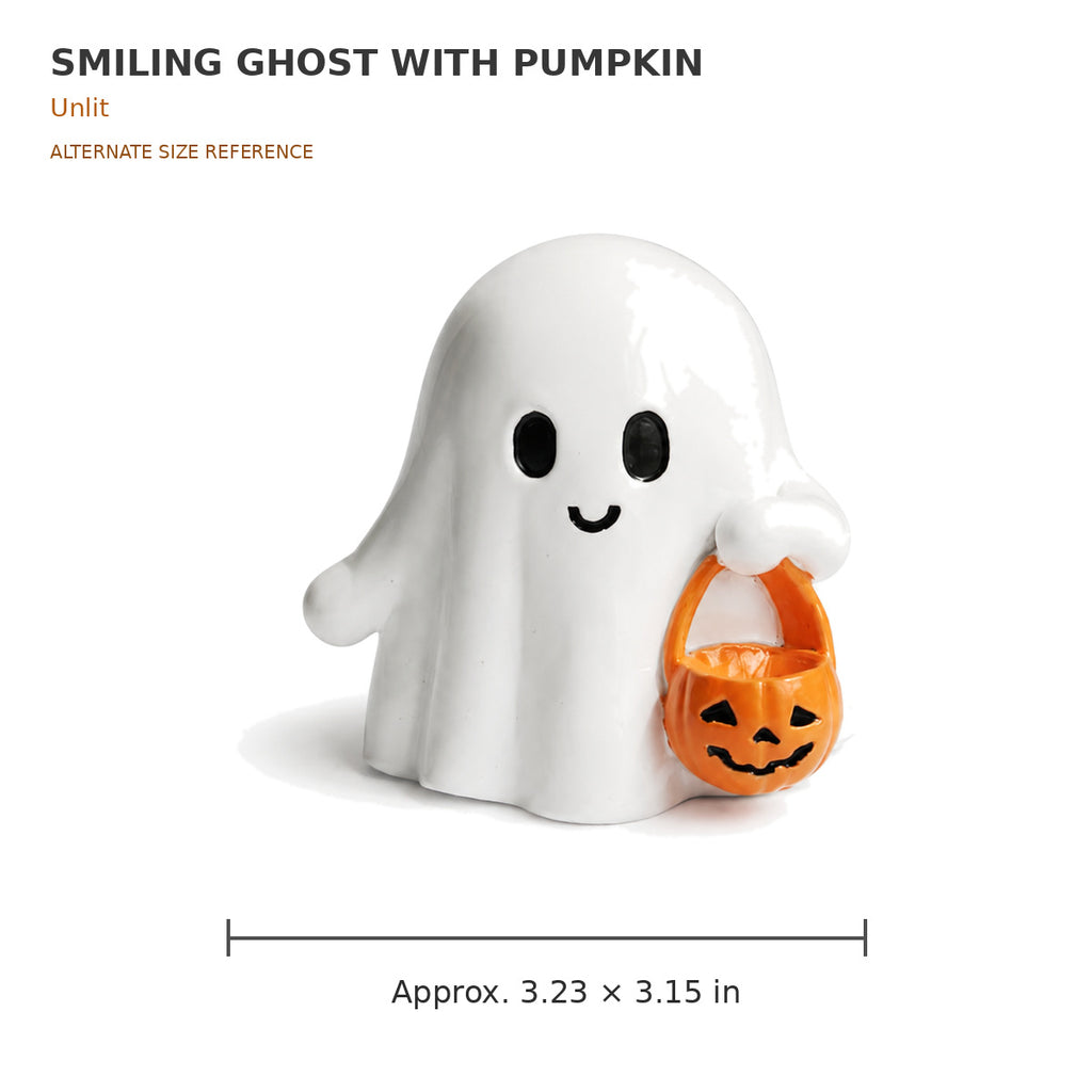 034 cute halloween ghost figurine collection image