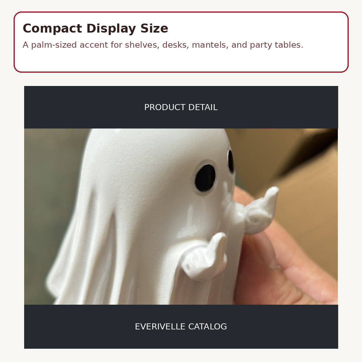 036 cute halloween ghost figurine collection image