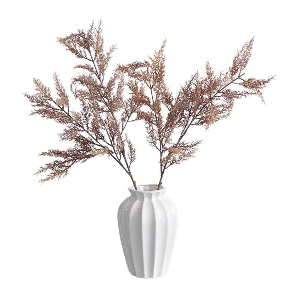 EVERIVELLE 31.5-Inch Two-Branch Artificial Foxtail Grass Spray