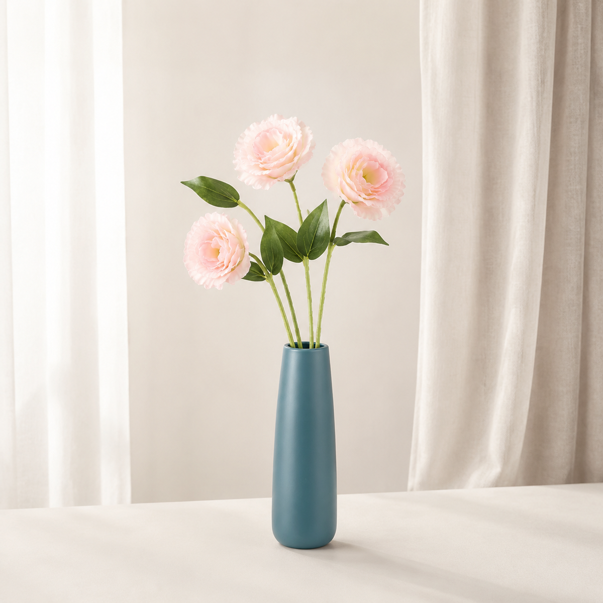 EVERIVELLE Four-Head Artificial Lisianthus Stem