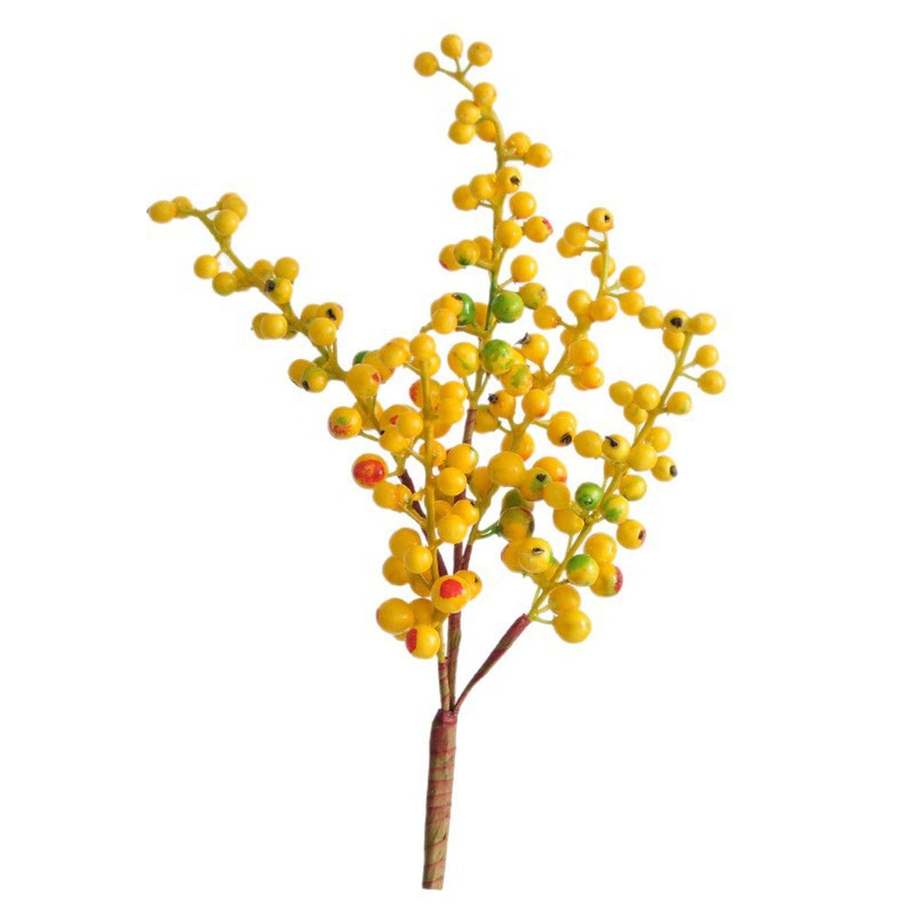EVERIVELLE 20.1-Inch Five-Branch Artificial Berry Spray