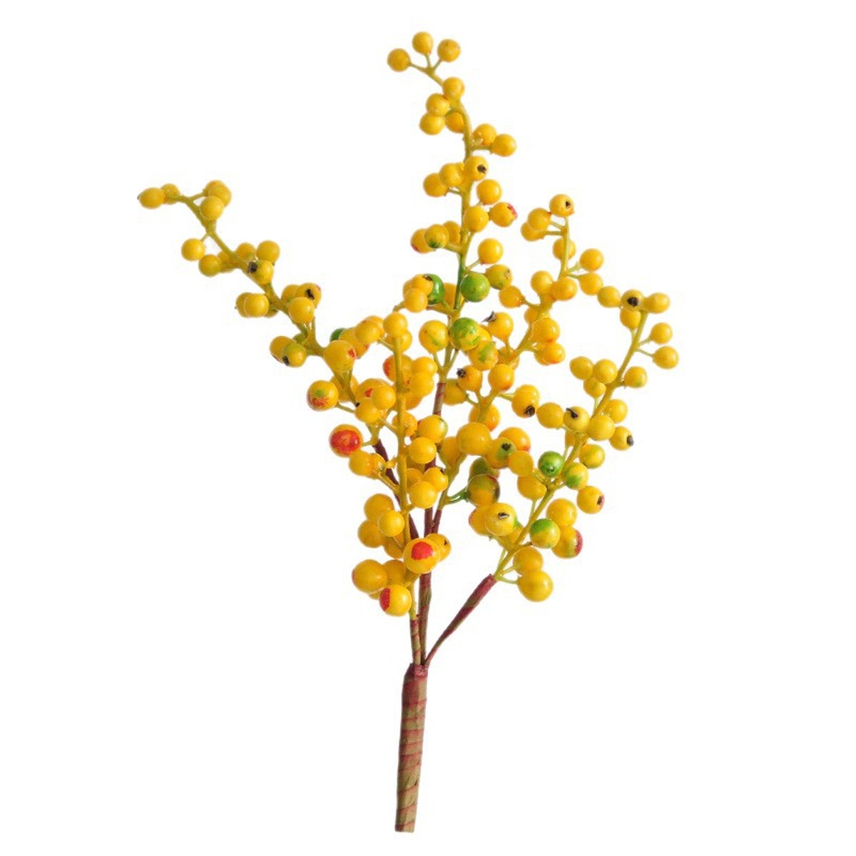 EVERIVELLE 20.1-Inch Five-Branch Artificial Berry Spray