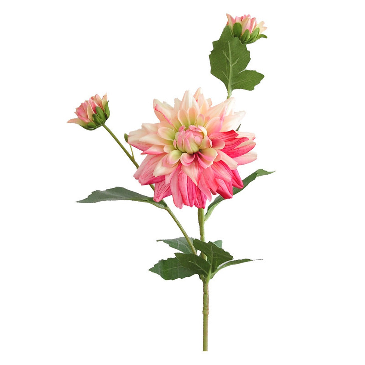EVERIVELLE 25.6-Inch Artificial Dahlia Stem with Bud