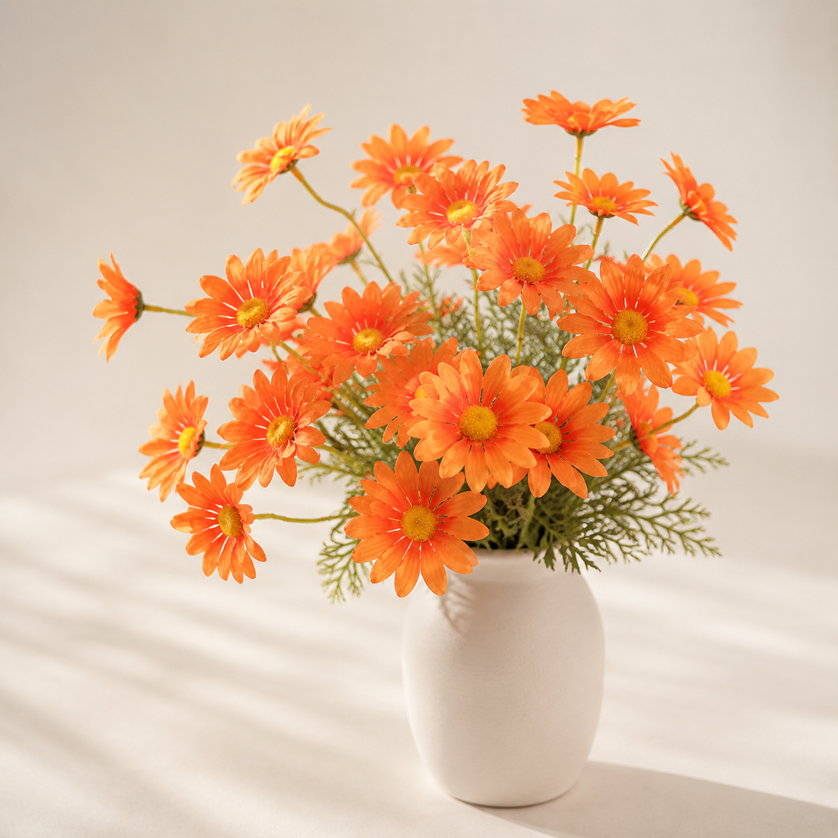 EVERIVELLE Five-Head Artificial Daisy Stem