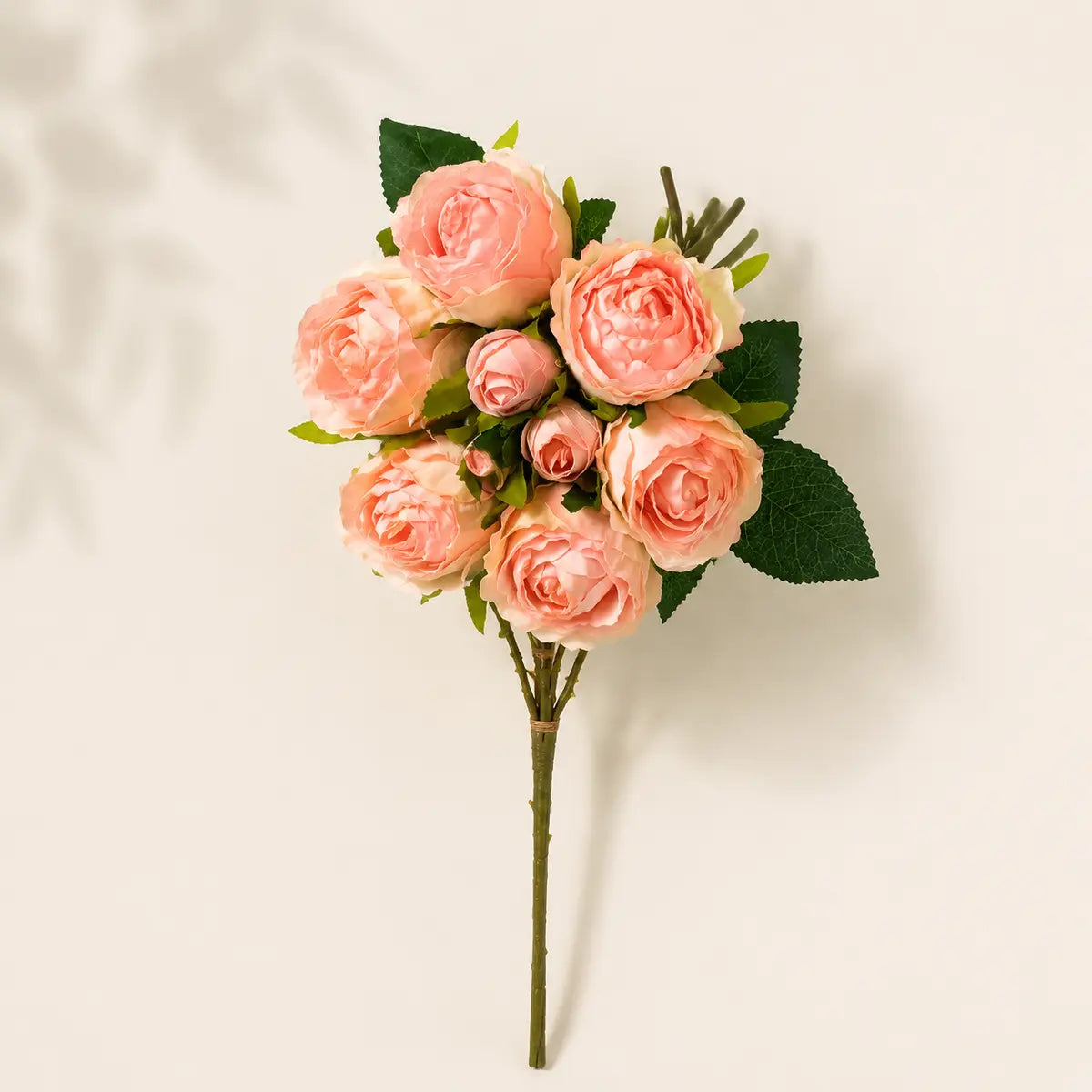 EVERIVELLE Nine-Head Sweetheart Artificial Rose Bouquet