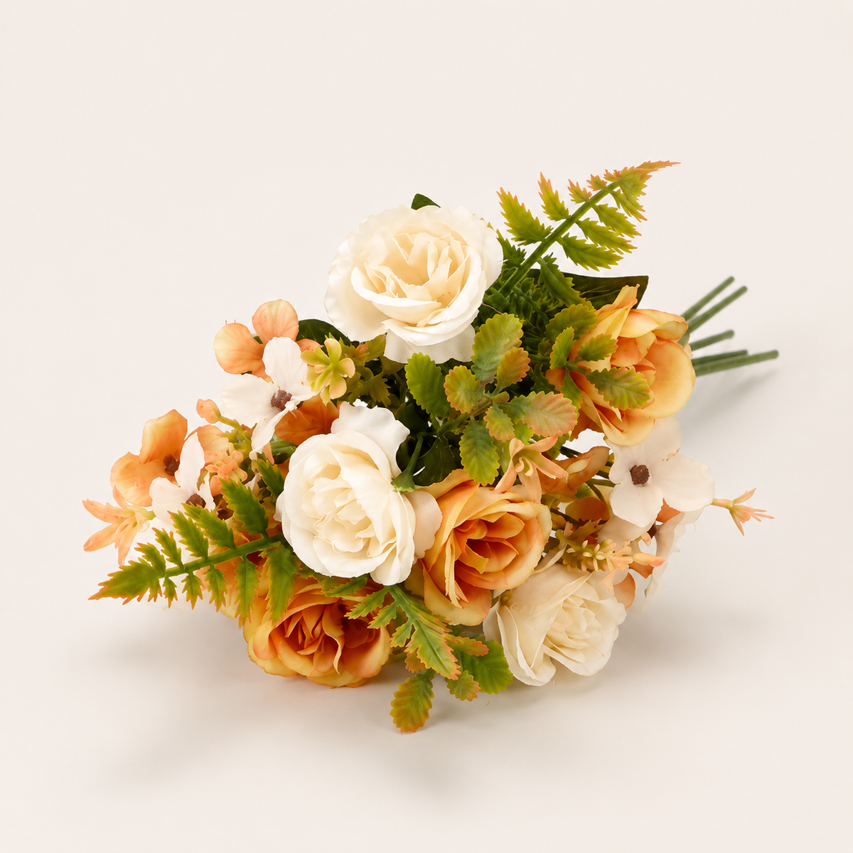 EVERIVELLE Autumn Artificial Rose & Hydrangea Bouquet