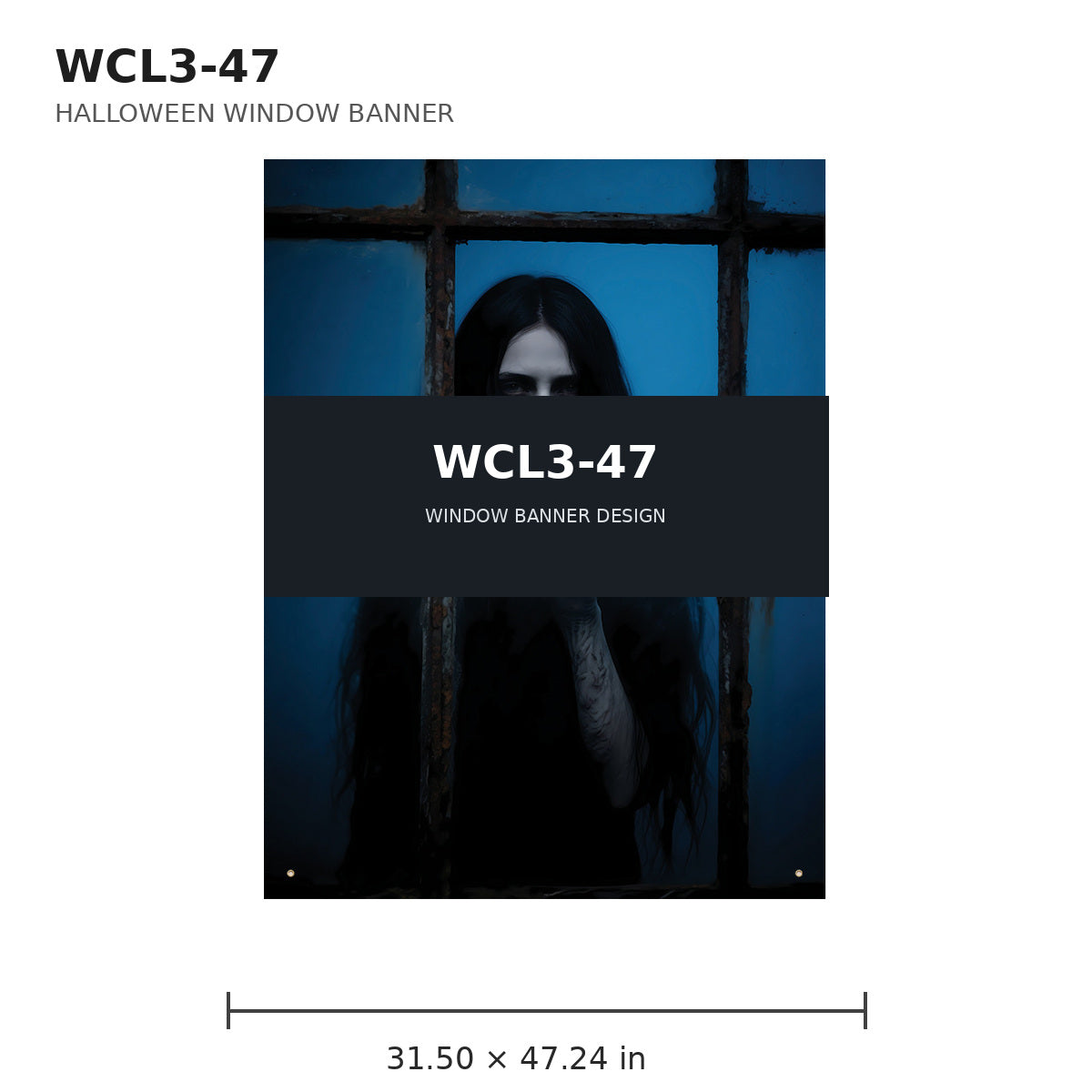 051 halloween window banner collection wcl3