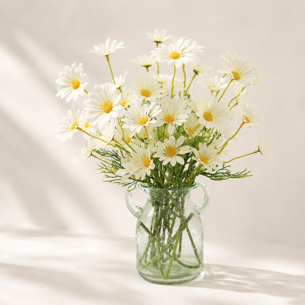 EVERIVELLE Five-Head Artificial Daisy Stem