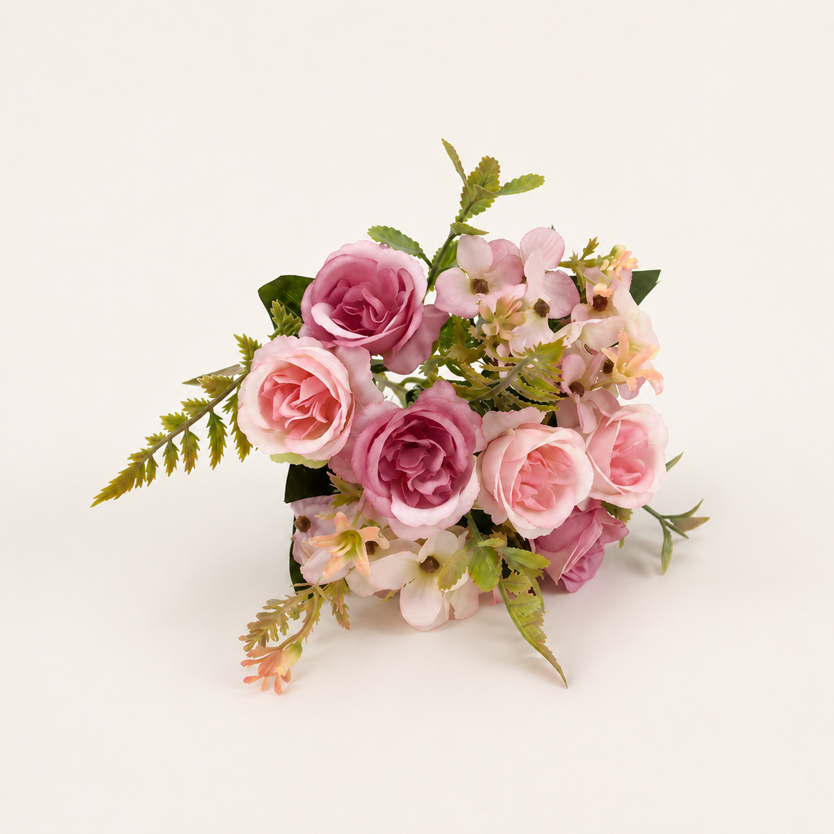 EVERIVELLE Autumn Artificial Rose & Hydrangea Bouquet