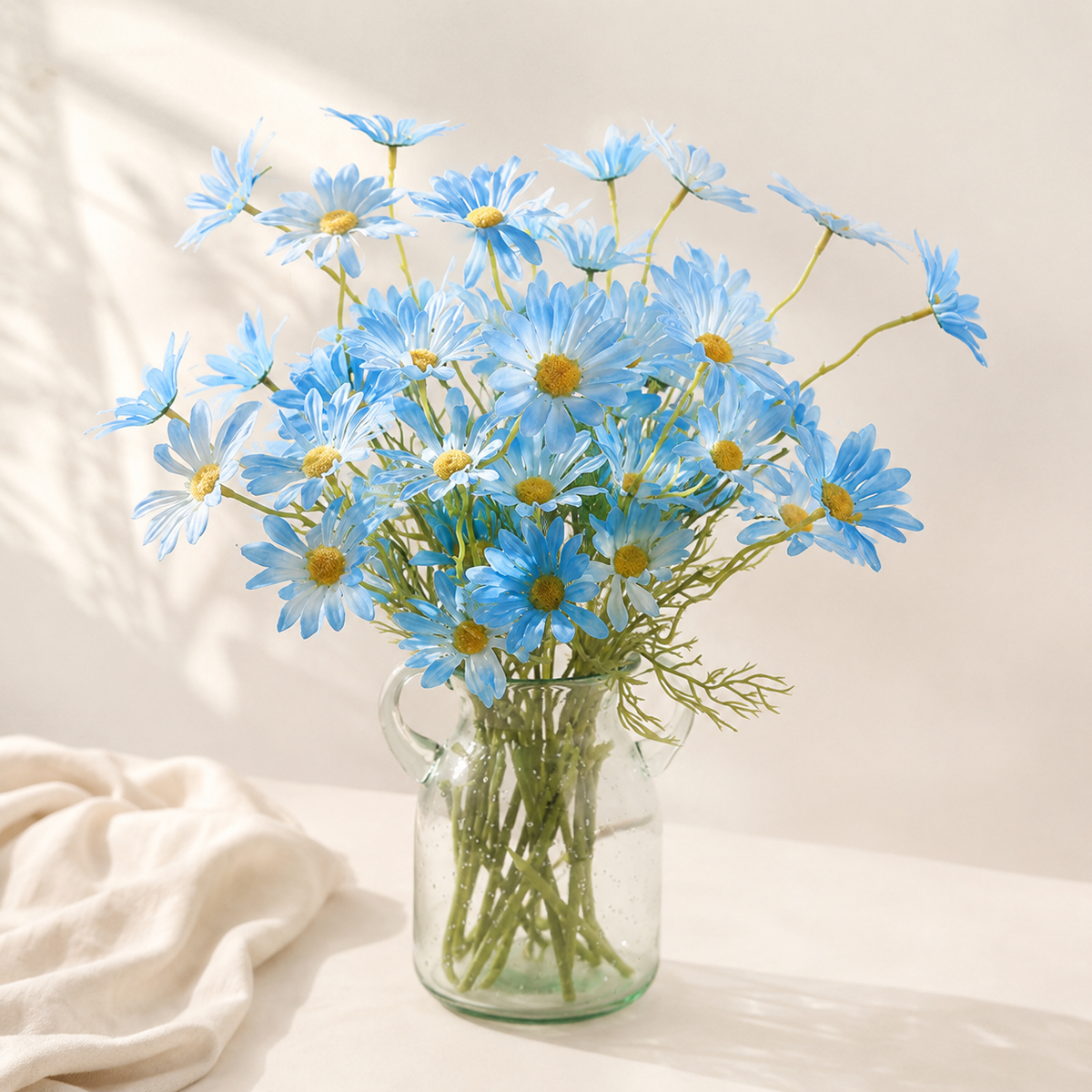 EVERIVELLE Five-Head Artificial Daisy Stem