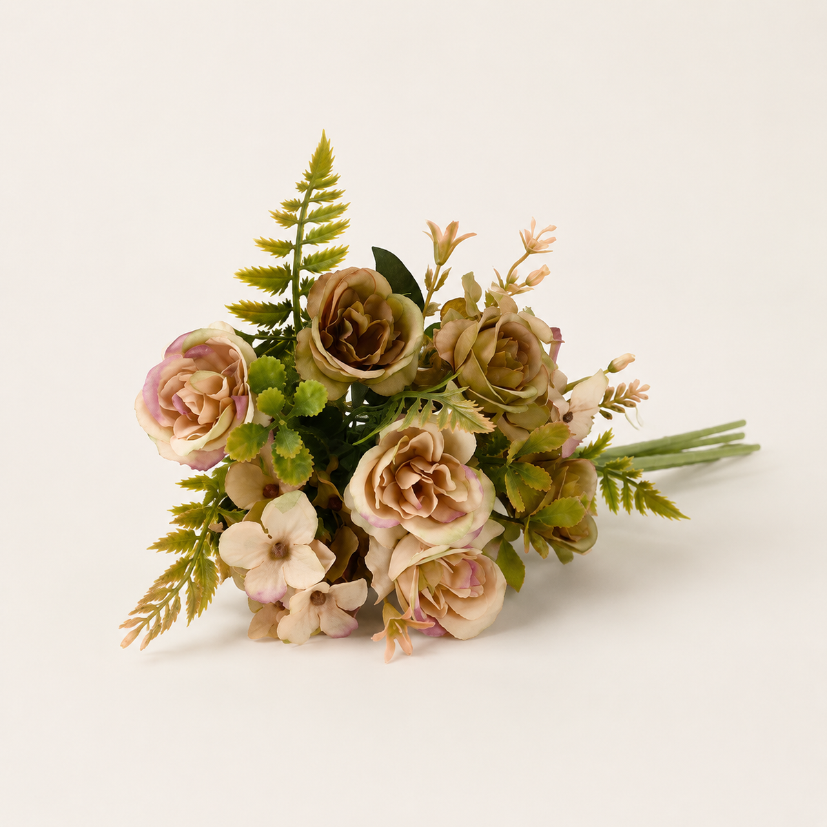 EVERIVELLE Autumn Artificial Rose & Hydrangea Bouquet