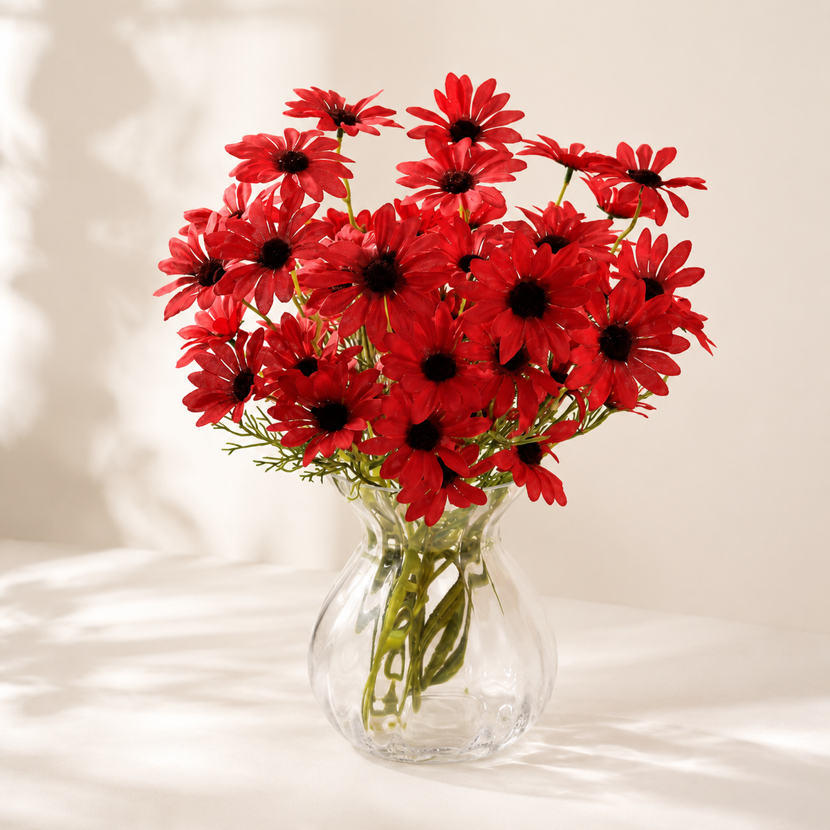 EVERIVELLE Five-Head Artificial Daisy Stem
