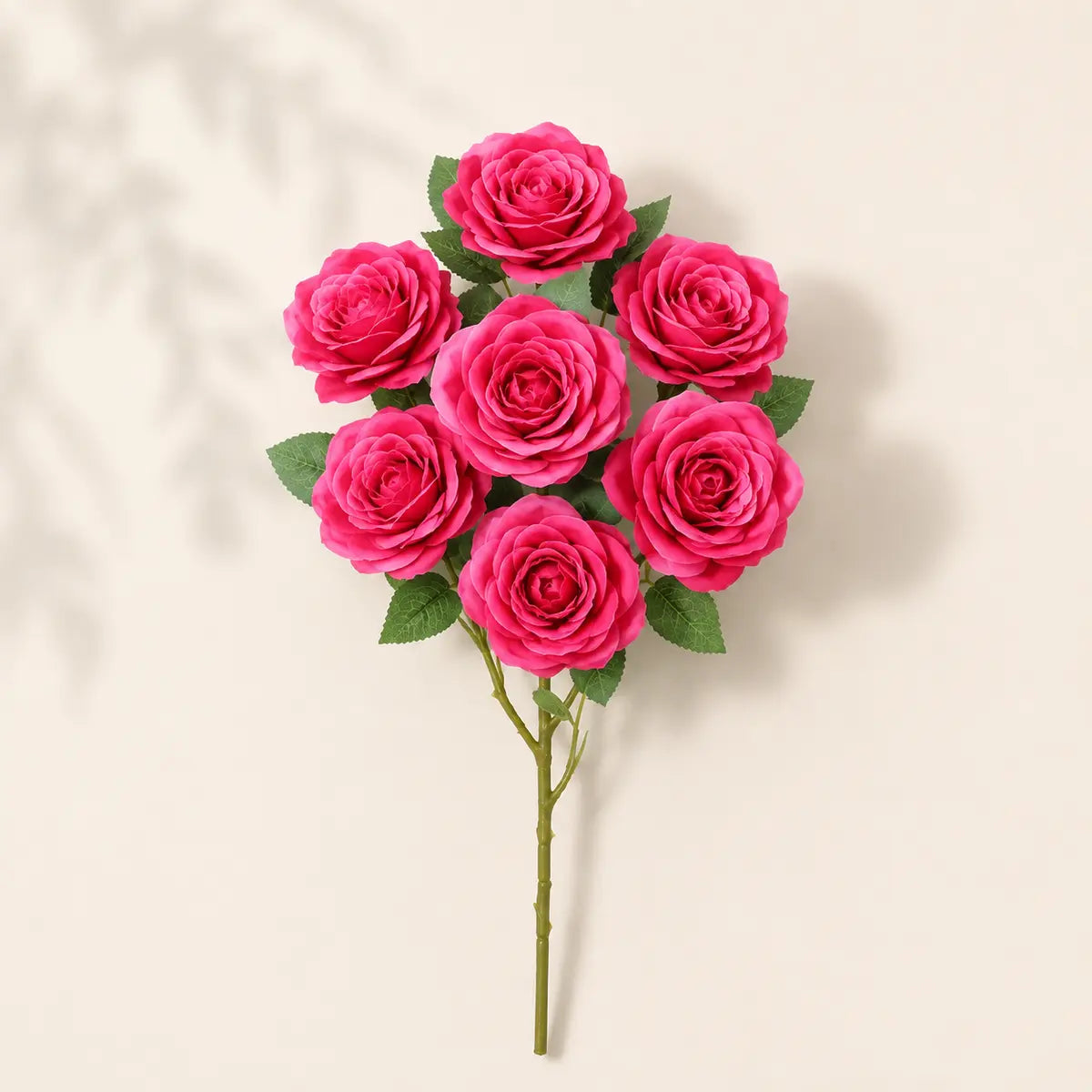 EVERIVELLE Seven-Head Artificial Rose Bouquet