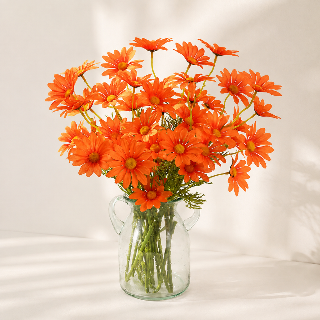 EVERIVELLE Five-Head Artificial Daisy Stem