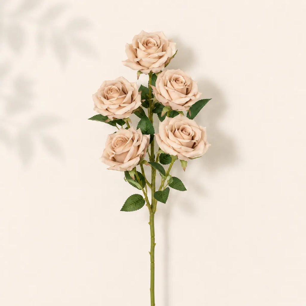 EVERIVELLE Five-Head Artificial Rose Spray