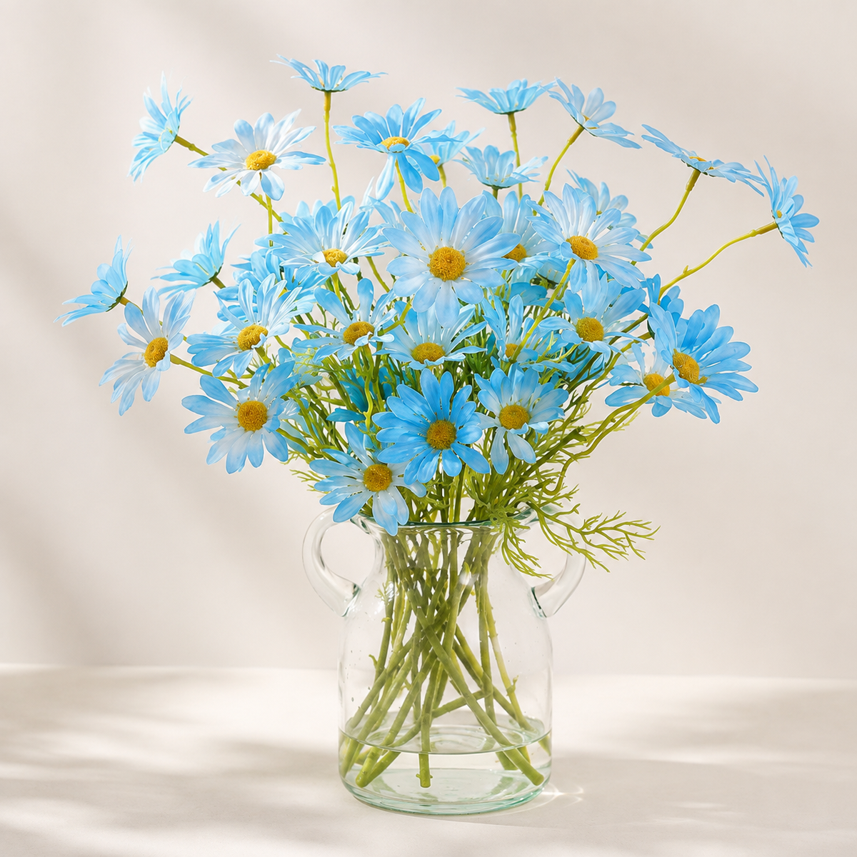 EVERIVELLE Five-Head Artificial Daisy Stem