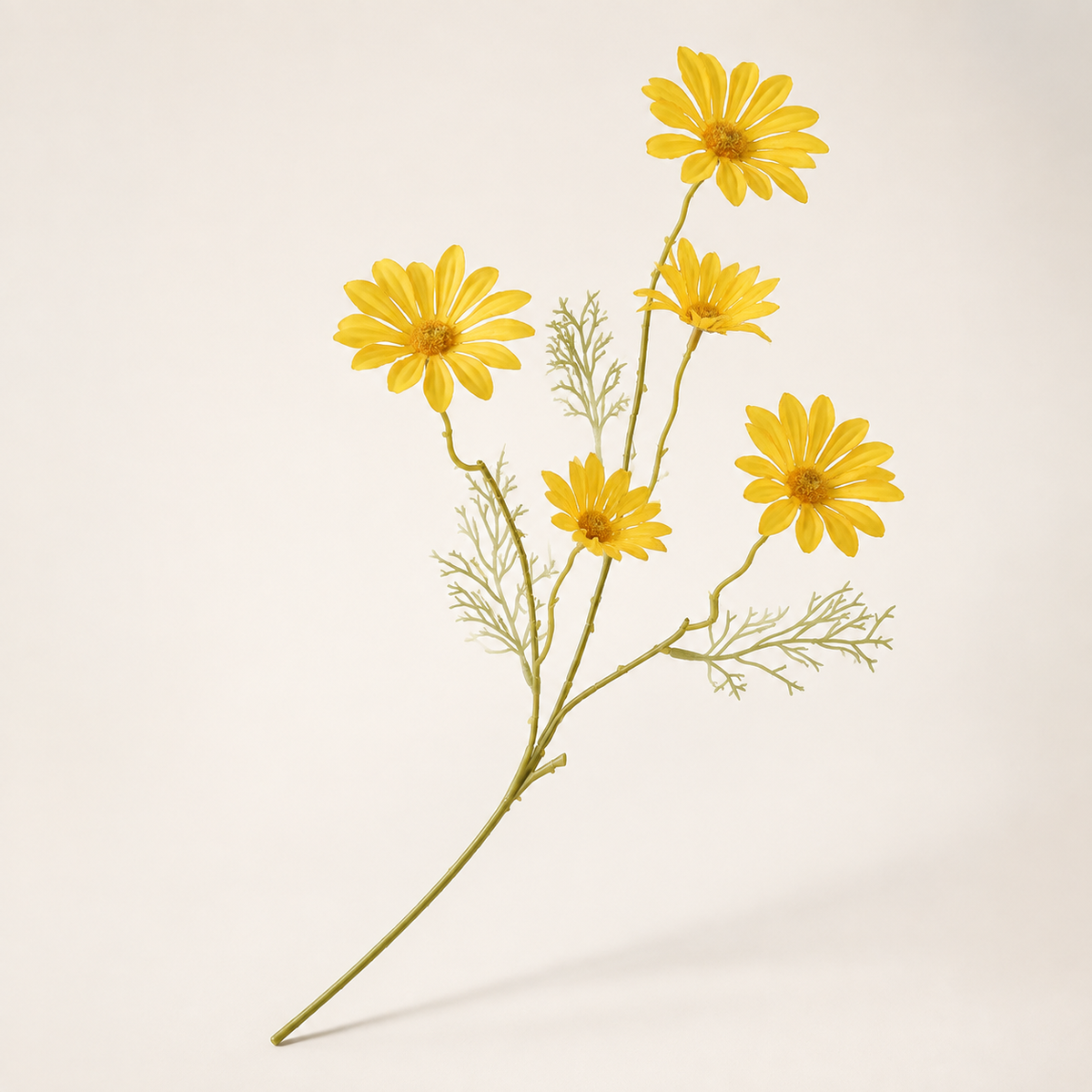 EVERIVELLE Five-Head Artificial Daisy Stem