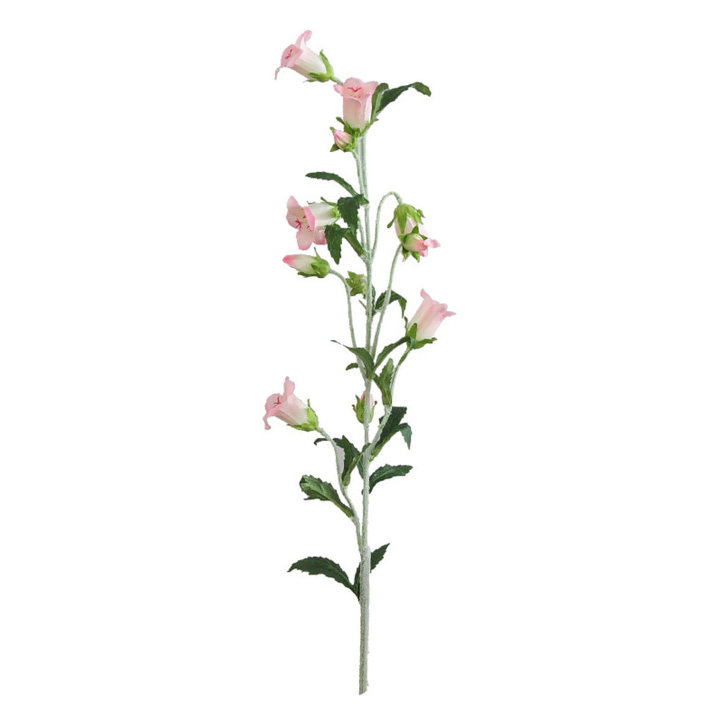 EVERIVELLE 34.3-Inch Flocked Artificial Bellflower Stem
