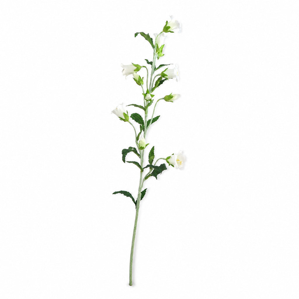 EVERIVELLE 34.3-Inch Flocked Artificial Bellflower Stem