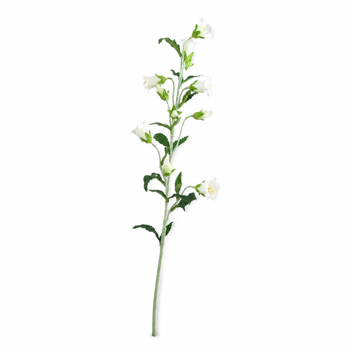 EVERIVELLE 34.3-Inch Flocked Artificial Bellflower Stem