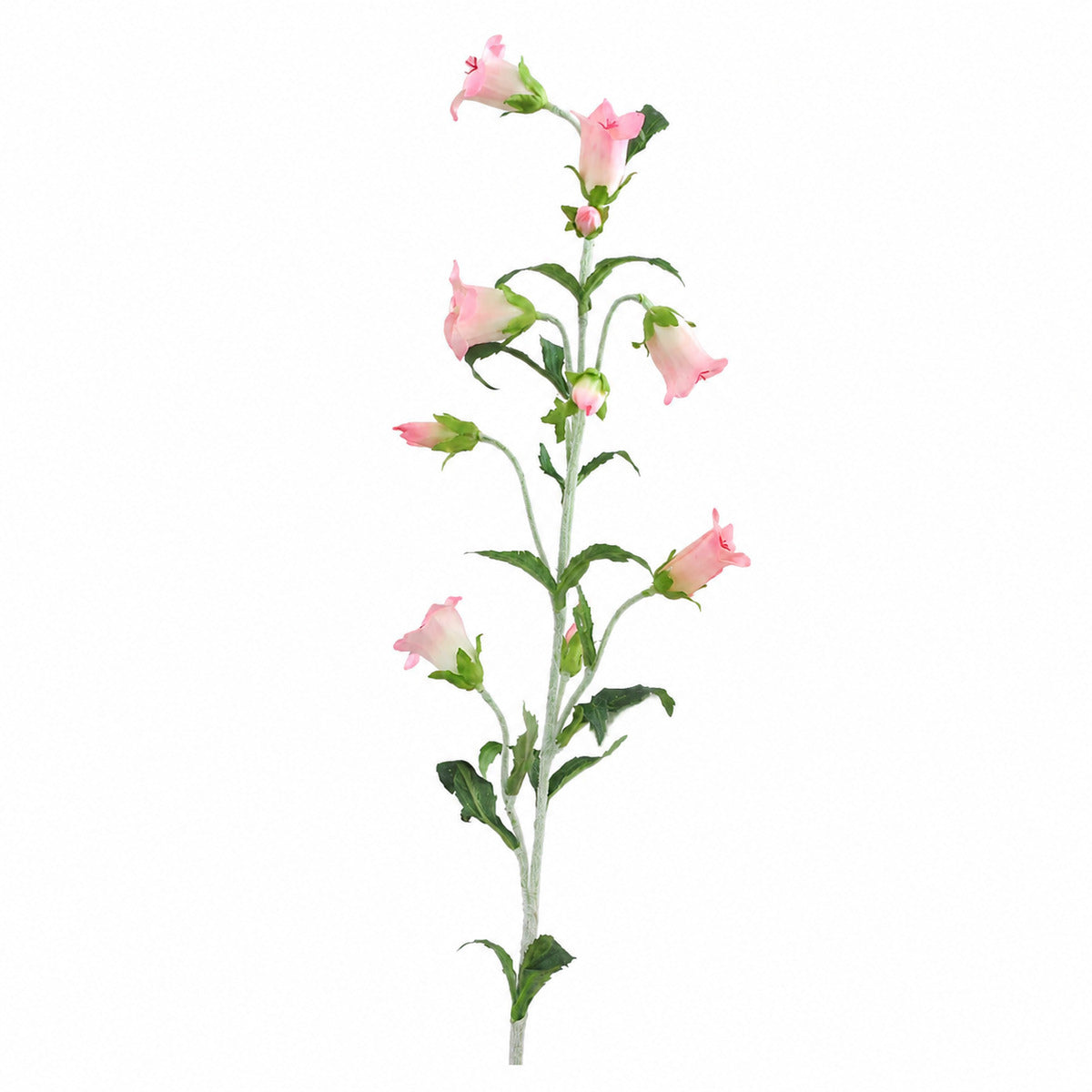EVERIVELLE 34.3-Inch Flocked Artificial Bellflower Stem