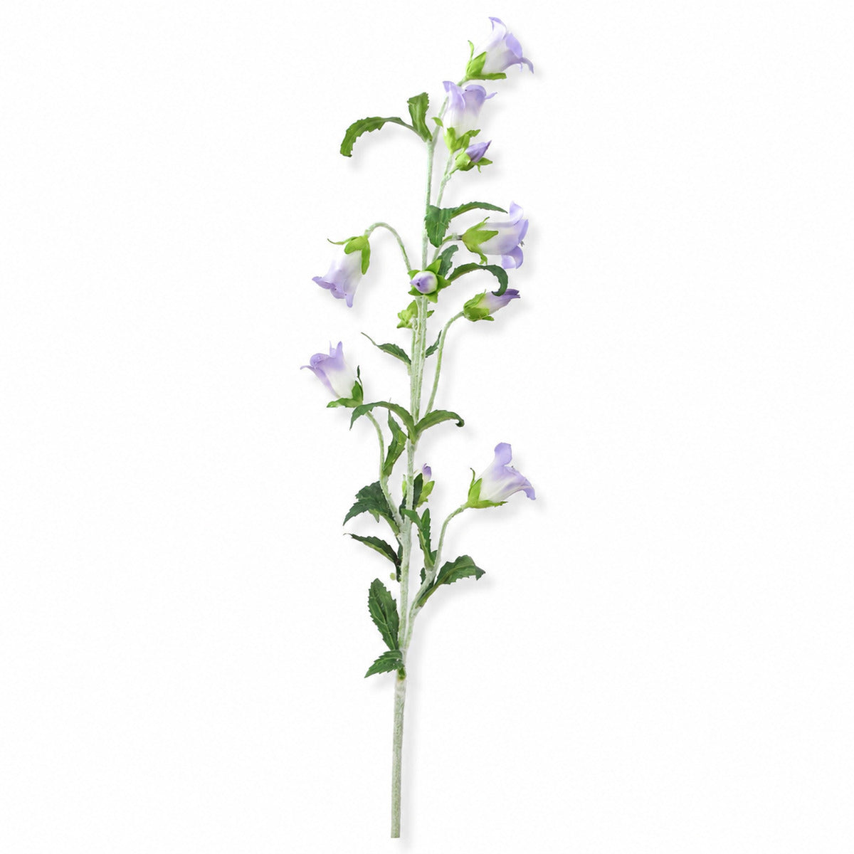 EVERIVELLE 34.3-Inch Flocked Artificial Bellflower Stem