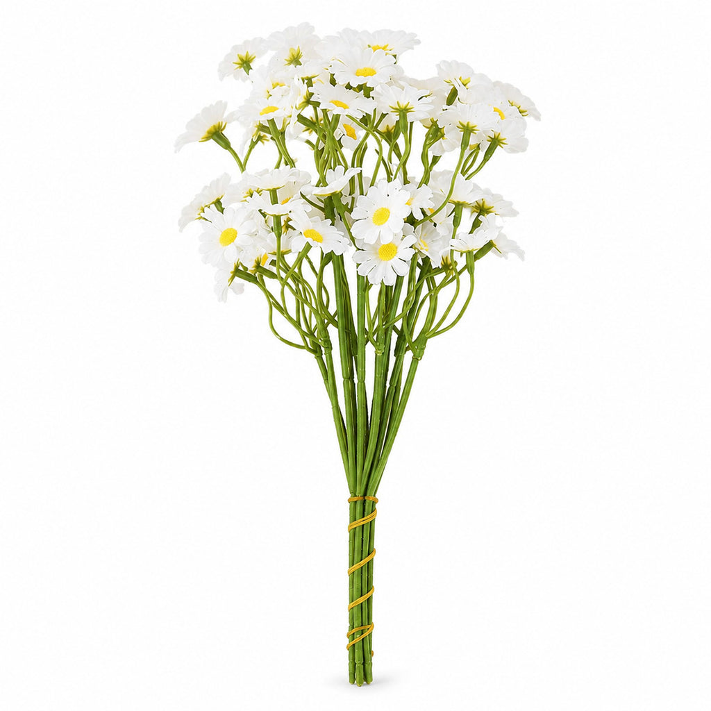 EVERIVELLE 60-Bloom Artificial Chamomile Daisy Bouquet