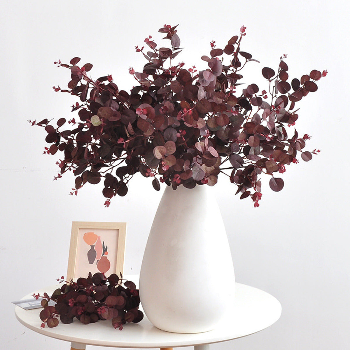 EVERIVELLE 29.5-Inch Autumn Artificial Eucalyptus Branch
