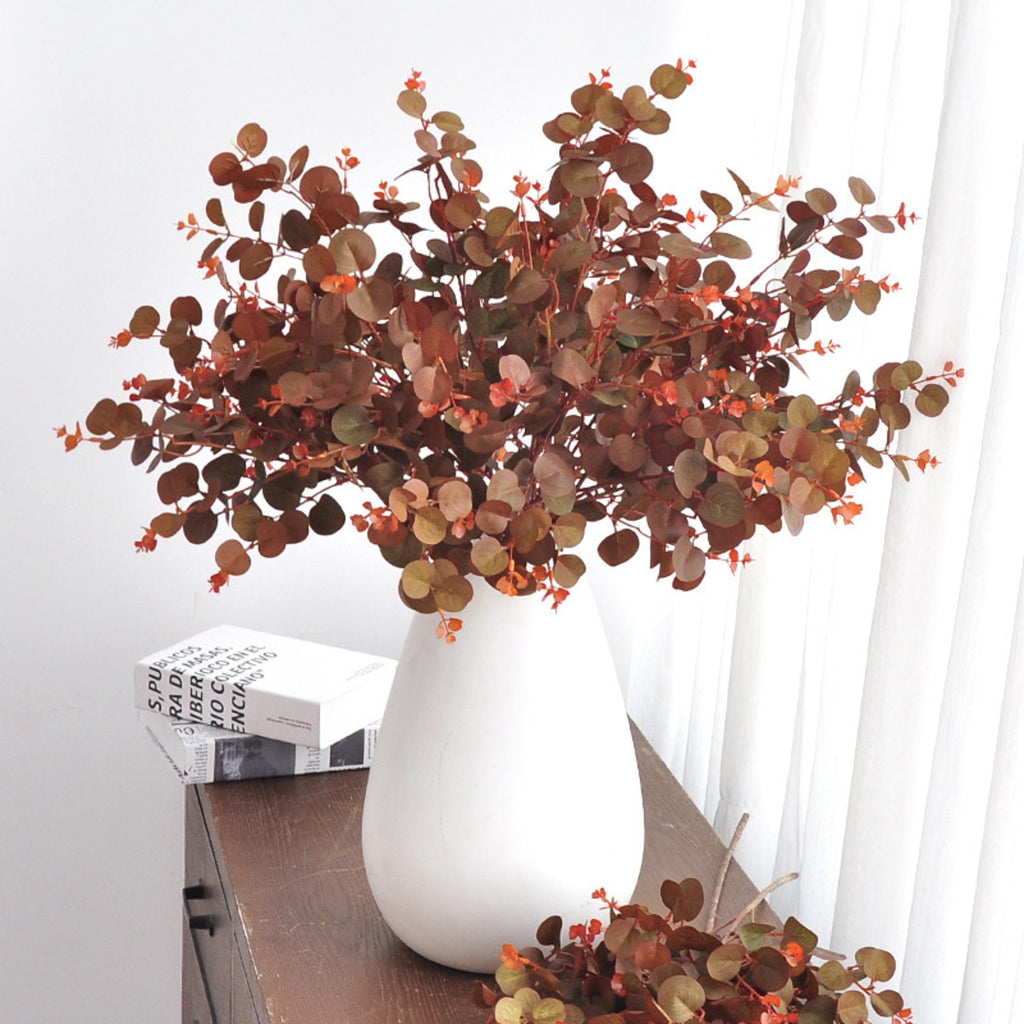 EVERIVELLE 29.5-Inch Autumn Artificial Eucalyptus Branch