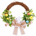 Easter Bunny & Wildflower Grapevine Wreath