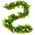 Easter Egg & Carrot Greenery Garland