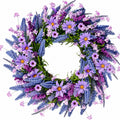 Lavender & Daisy Wildflower Wreath