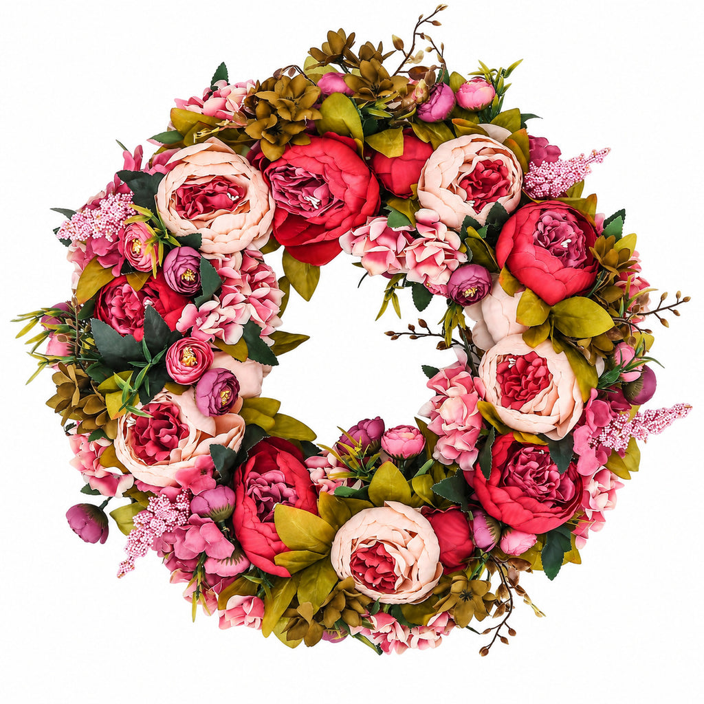 Peony Garden Spring Wreath Collection