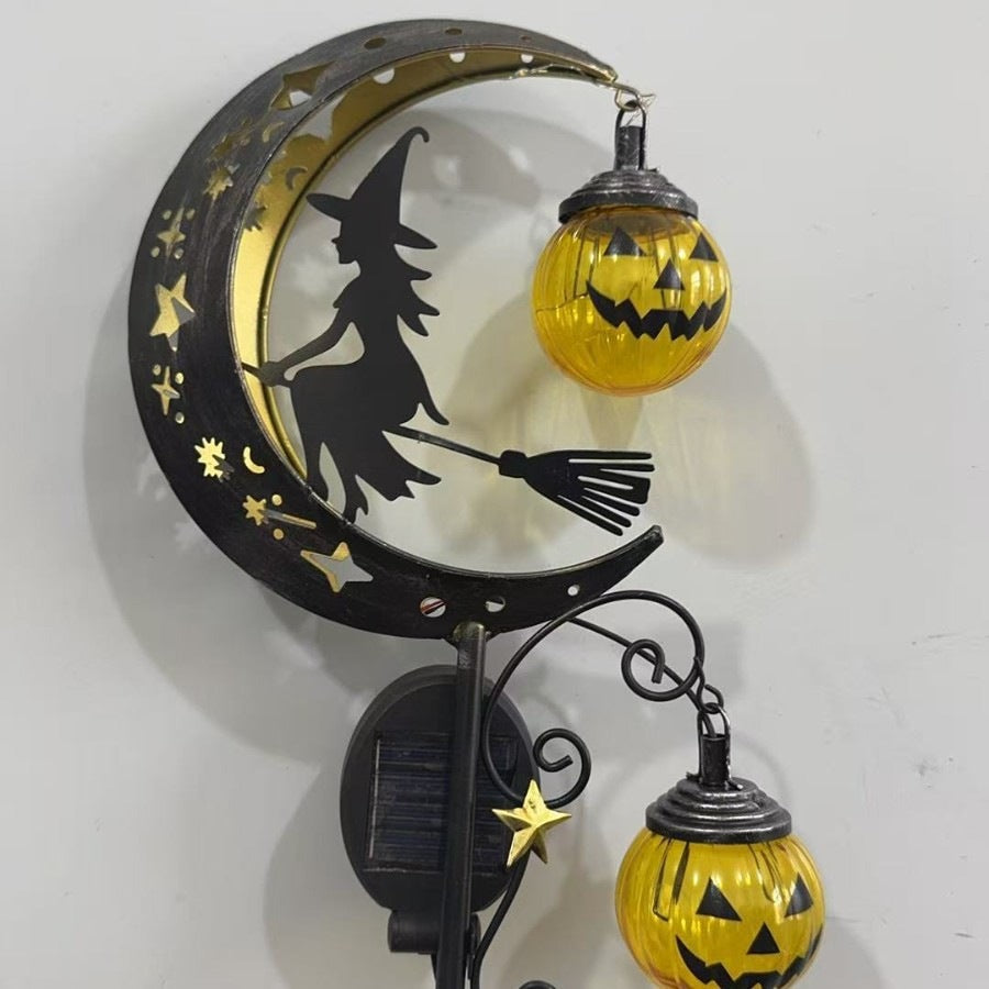 Halloween Moon Character Solar Garden Stake Light Collection