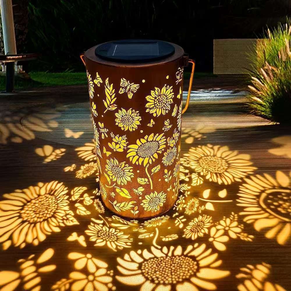 Sunflower Solar Projection Lantern Collection