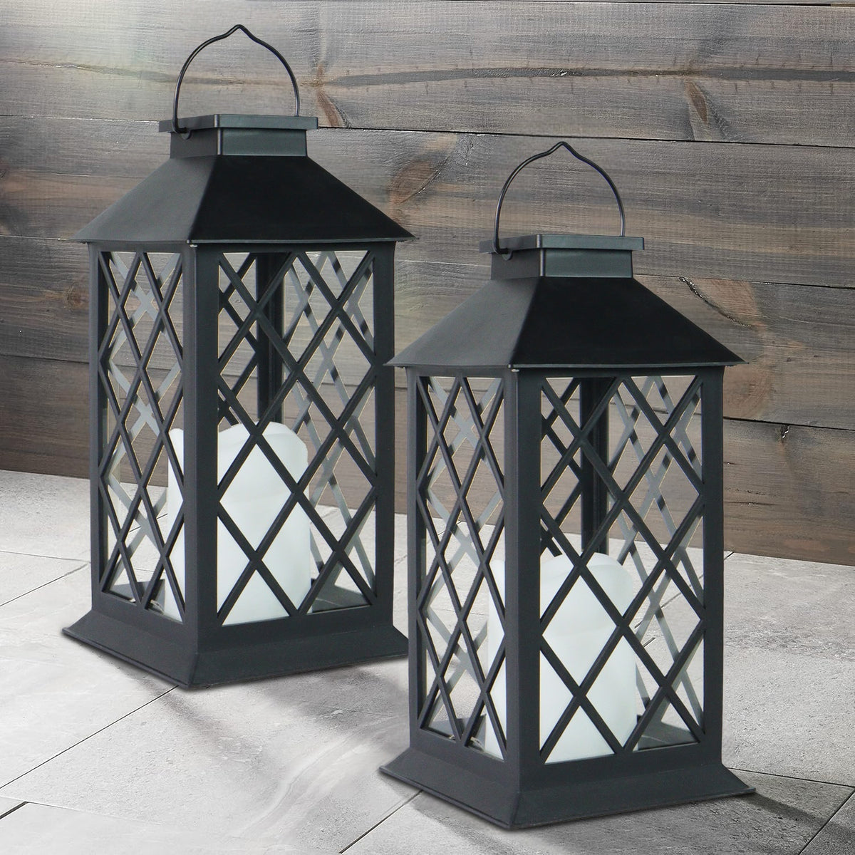 Vintage Solar Candle Lantern Collection