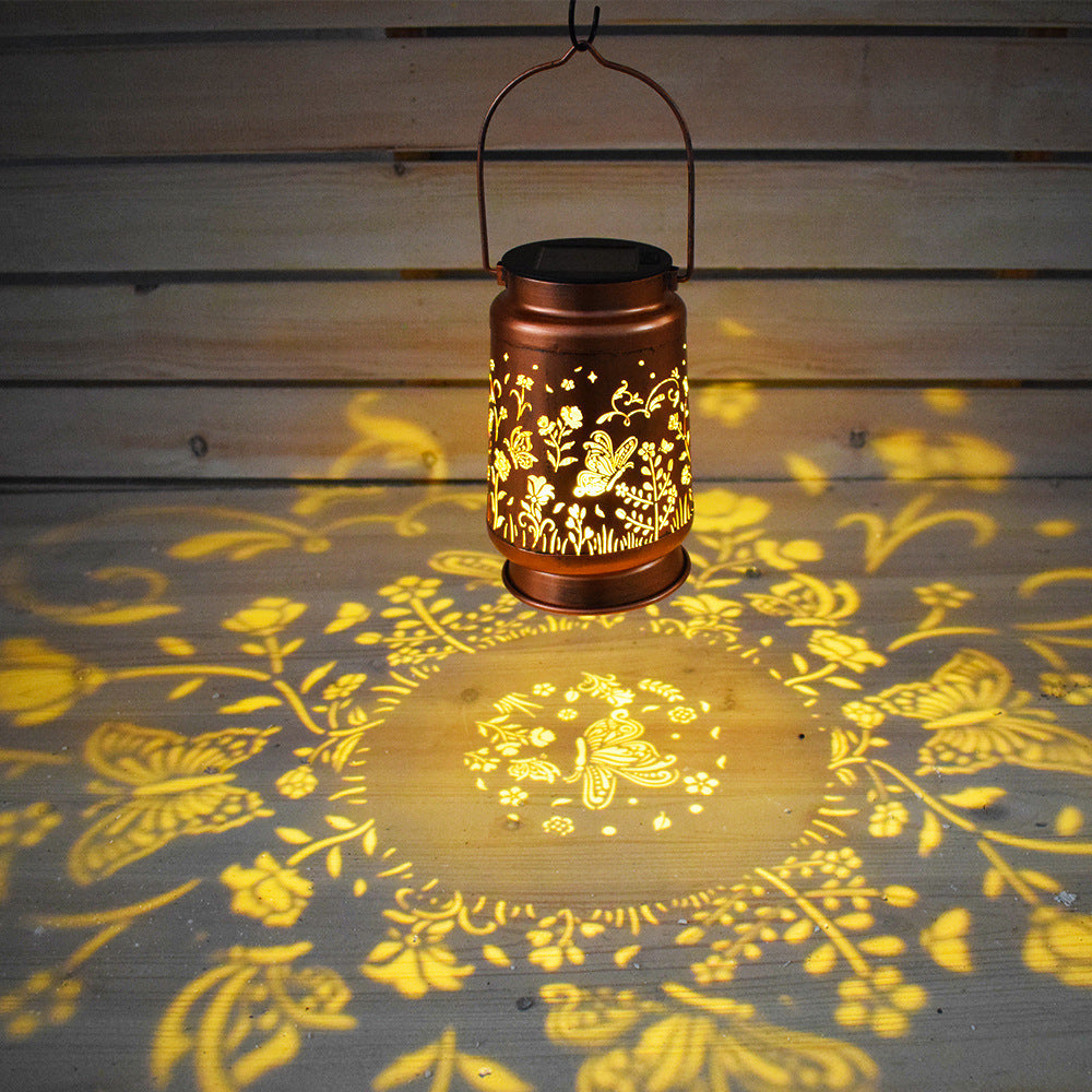 Butterfly & Hummingbird Solar Projection Lantern Collection