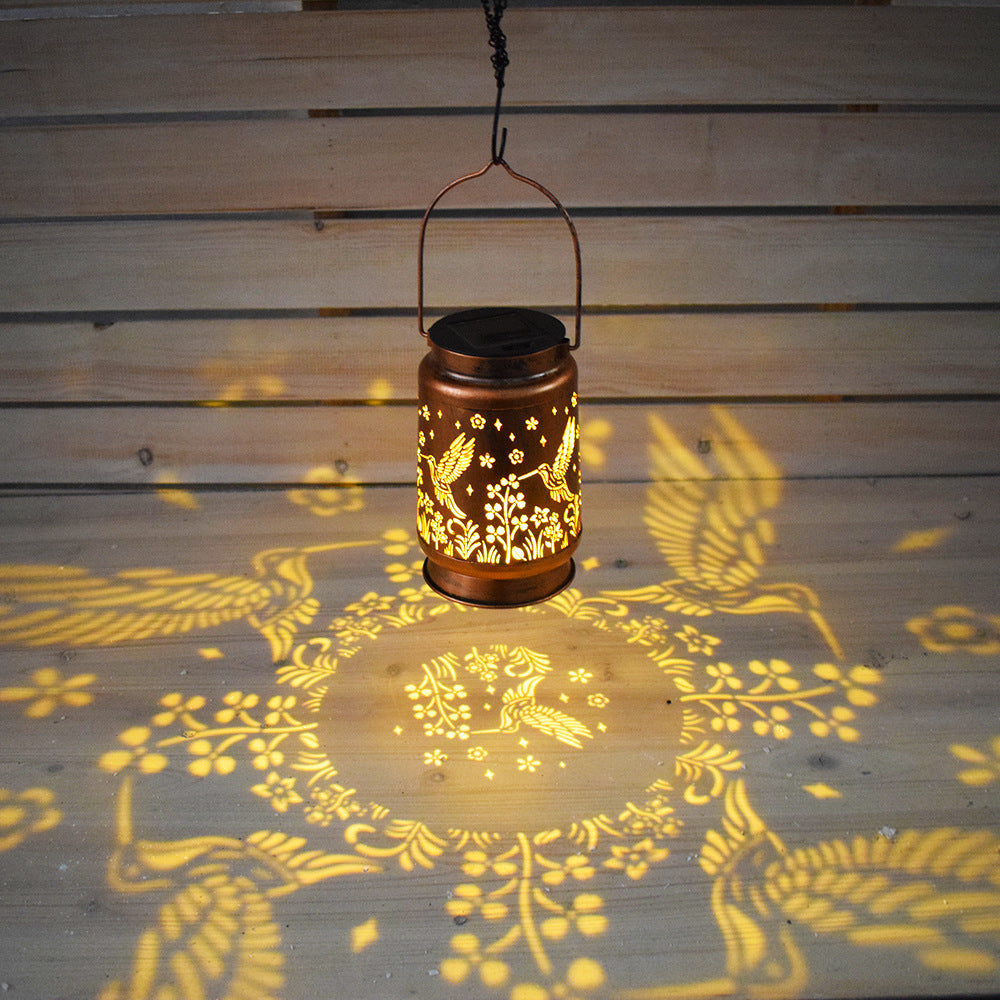 Butterfly & Hummingbird Solar Projection Lantern Collection