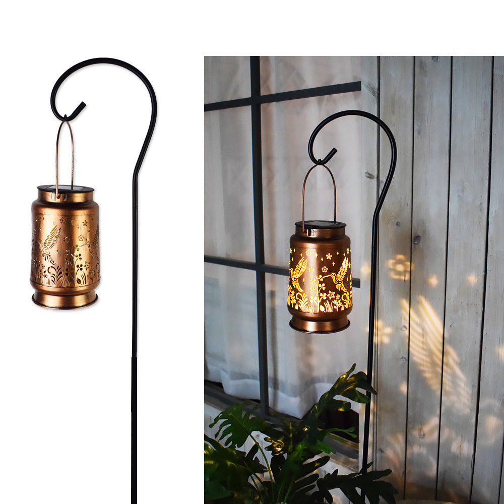 Butterfly & Hummingbird Solar Projection Lantern Collection