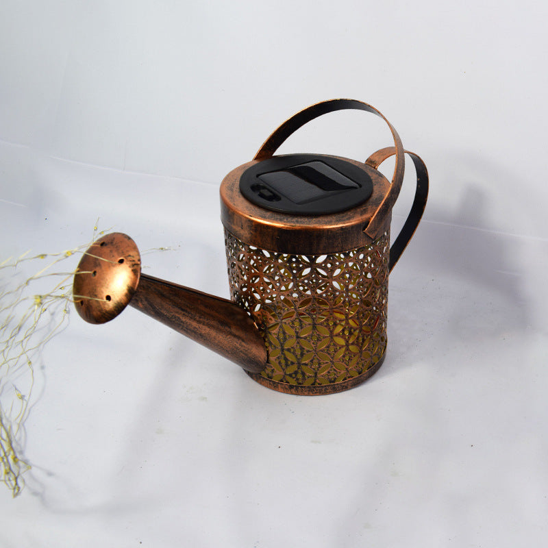 Solar Watering Can Garden Projection Light Collection