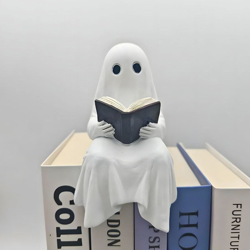Ghost Reading Book Holiday Night Light Collection
