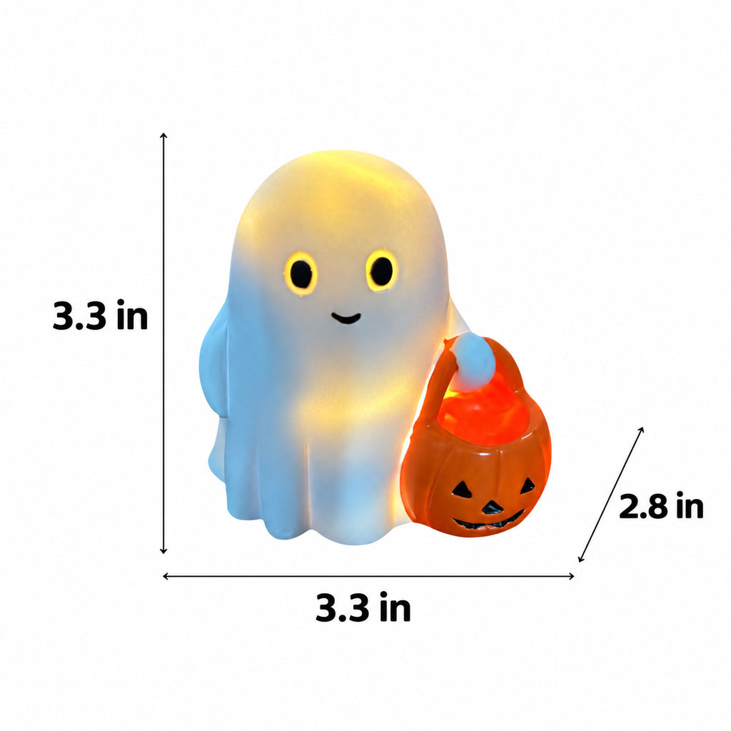 Ghost Reading Book Halloween Accent Lamp Collection