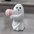 Ghost Pumpkin & Bat Halloween Figurine Collection