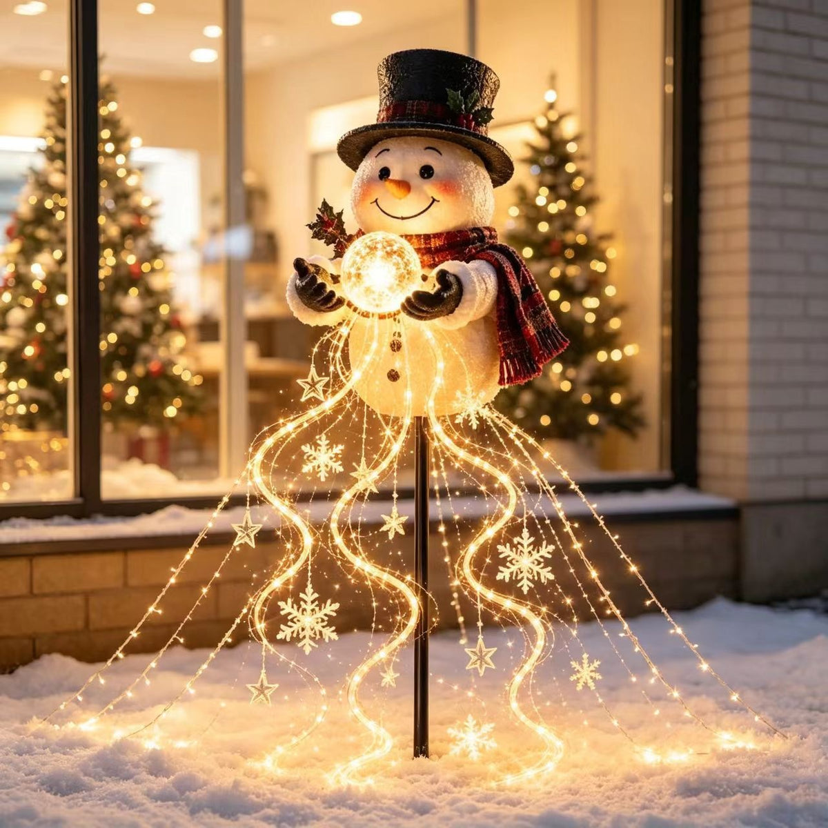 Snowman Magic Solar Garden Light Collection