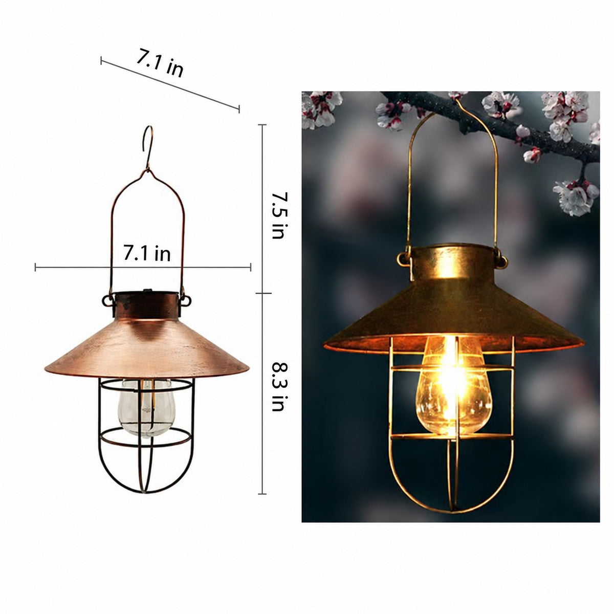 Vintage Solar Hanging Lantern Collection