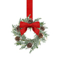 Christmas Bow & Pinecone Wreath Collection